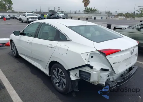 2018 Honda Civic Ex from USA, damaged, VIN 2HGFC2F78JH529180